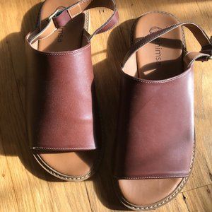 Bella Sandal in Cognac from Ahimsa